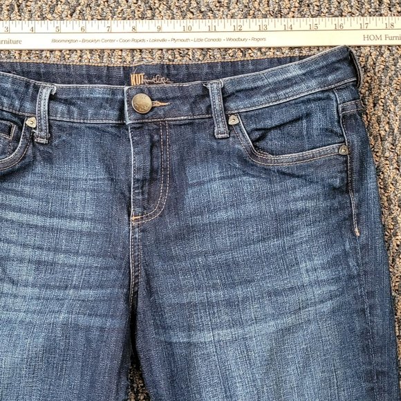 KUT From the Kloth Denim Bermuda Jean Shorts Size 8 - Picture 5 of 13